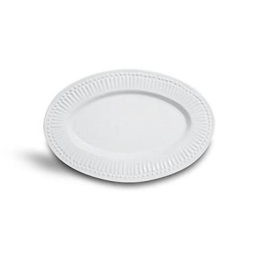 Imagem de Travessa Cerâmica Retrataria Assadeira Forno Roma Branca P 32cm - Port