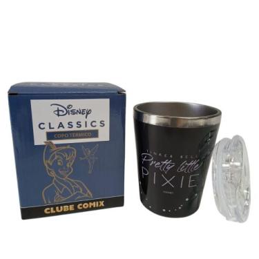 Imagem de Copo Viagem Inox com tampa 400ml Original TINKER BELL DISNEY - Clube C