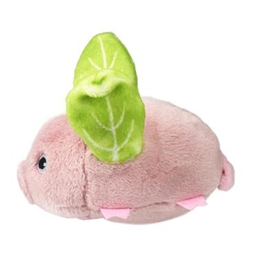 Imagem de Fenteer Brinquedo interativo para gatos com abas, enriquecimento com som, pelúcia automática, simulação de porco, brinquedo elétrico para gatinhos,