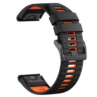 Imagem de BANSO Pulseira de relógio de nylon de ajuste rápido de 26 mm para Garmin Fenix 8 de 51 mm, pulseira de relógio para Garmin Fenix 7x pro Sapphire Solar 26 mm, para Garmin Fenix 7X/Fenix 6X/Fenix/5X