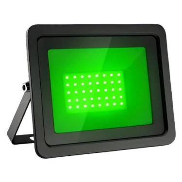 Imagem de Refletor led 30w verde bivolt - HITEC
