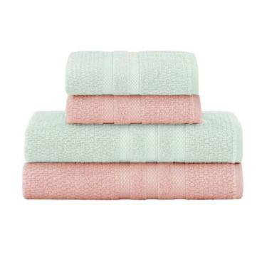 Imagem de Jogo de Toalhas 4 peças Buddemeyer Vanilla Extra Soft  Toque Macio Alt