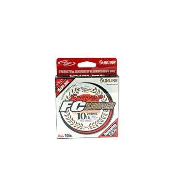 Imagem de Sunline Linha de pesca Super FC Sniper Fluorocarbono, 4,5 kg 200 jardas, transparente natural