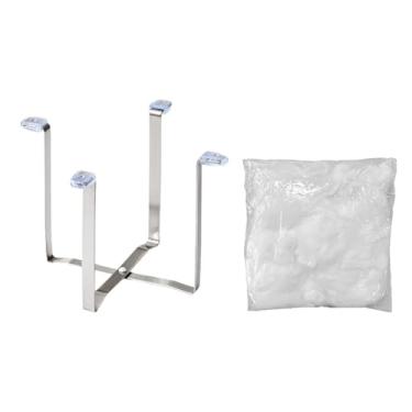 Imagem de Generic Filtro de pia de cozinha coletor de lixo antientupimento 50 sacos de rede com suporte para cesto de pia para dormitório, casa de fazenda