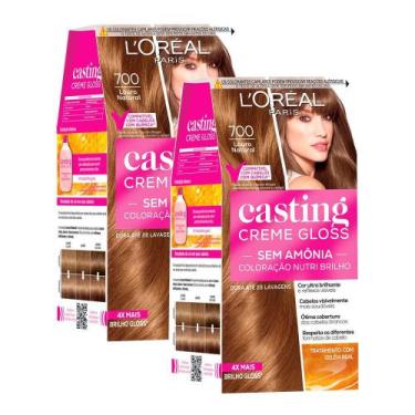 Imagem de Kit 2 Tintura Casting Creme Gloss L'oréal Paris 700 Louro Natural