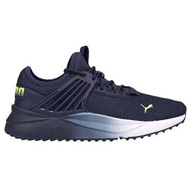 Imagem de PUMA - Pacer Future Classic Pop Tênis masculino, Azul marinho/branco/amarelo, 43