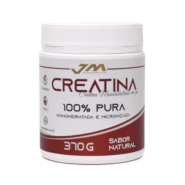 Imagem de Creatina Monohidratada 100% Pura Premium Jm Suplementos 370g