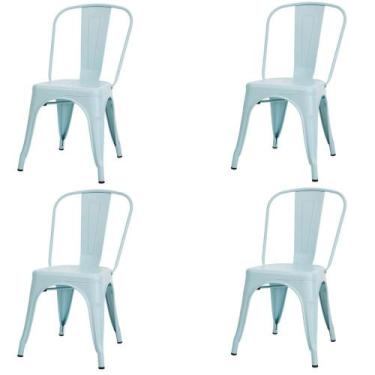 Imagem de Kit 4 Cadeiras ANM6671F Tolix Iron Titan Anima Office Ferro Pintura Ep