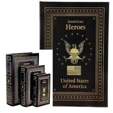 Imagem de Conjunto 3 Caixas Livros Decorativas  material sintético - UpCoisas