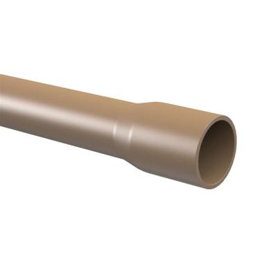 Imagem de Tubo de PVC Marrom Soldável 40mm com 6 Metros - 10120403 - TIGRE