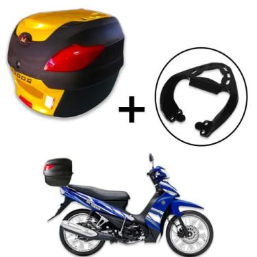 Imagem de Baú 41 litros Awa Proos com Bagageiro para CRYPTON 115 2010-2023, Dour