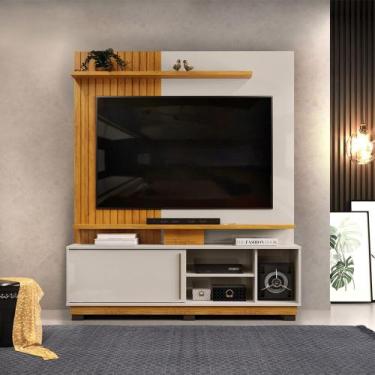 Imagem de Home Atenas 150 cm para TV até 55 Polegadas Dj Moveis 06 Cadeiras Sofi