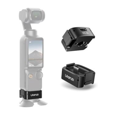 Imagem de Adaptador Ulanzi PK-11 para DJI Osmo Pocket 3, Alumínio, Porta USB-C para Carregamento, Dados e Modo Webcam, Rosca 1/4" e Furos ARRI, Compatível com Braços, Tripés, Gaiolas e Plataformas