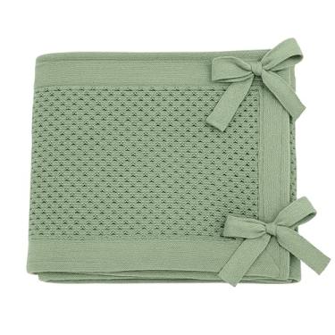 Imagem de Tela Protetora de Berço Respirável 2 Lados em Tricot de Algodão Sustentável Verde Oliva 1,45m – Aime Baby – Compatível com Berço de Grades Ripadas