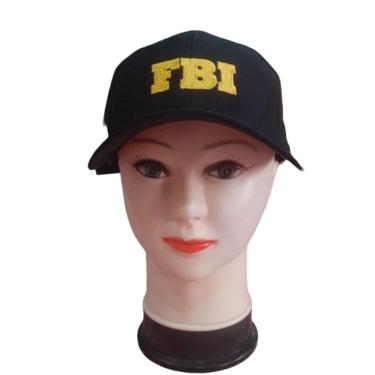 Imagem de Boné F.B.I Bordado Cosplay Festas Eventos