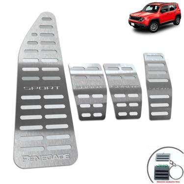 Imagem de Descanso + Pedaleira Manual Jeep Renegade Sport Prata