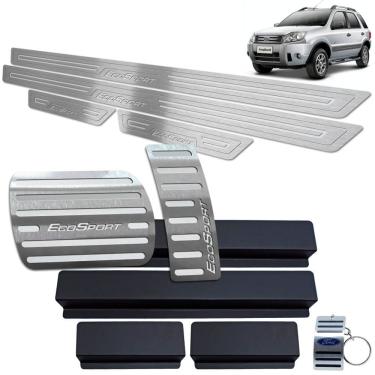 Imagem de Soleira Pedaleira Automático Prata Ford Ecosport 2003 A 2012