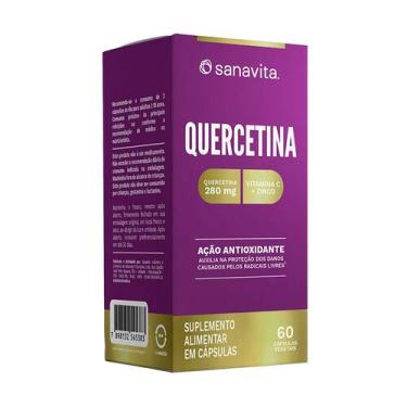 Imagem de Quercetina Vitamina C e Zinco 60 Cápsulas Sanavita