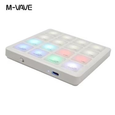 Imagem de Controlador MIDI MVAVE SK16 SMCPAD Portátil sem Fio com 16 Pads  Tecla