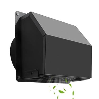 Imagem de LOVIGA Tampa externa de ventilação de secadora de 10 cm, capa de ventilação de secador de parede de aço inoxidável, capa de ventilação de exaustão com malha removível para casa