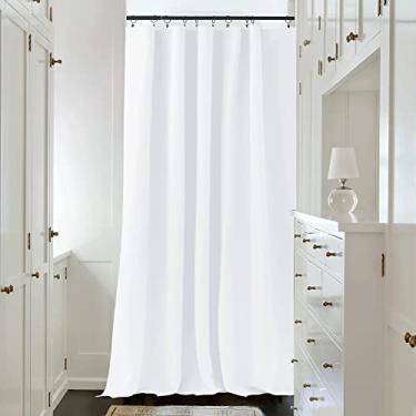 Imagem de NICETOWN Persianas verticais com bloqueio de luz 50% para portas tipo sling, cortinas de janela, privacidade 50% blackout para pátio, cortinas extra largas (branco, L 180 cm x C 272 cm, 1 painel)