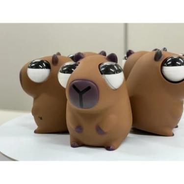 Imagem de Capivara Anti-Stress – Relaxa, Diverte e Alivia a Ansiedade (Olhos Saltitantes)