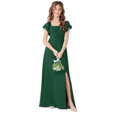 Imagem de Vestido de dama de honra Jirocum JR001 para meninas, casamento 2025, v