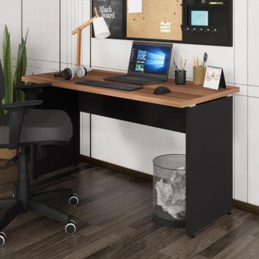 Imagem de Escrivaninha Mesa De Escritório 135cm Multimóveis Cr25315 Sevilha Preto