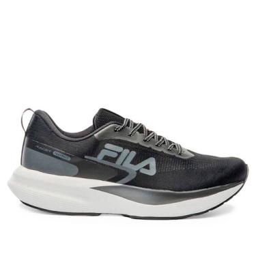 Imagem de Tênis Masculino Fila Racer Fastpace Preto/Cinza, Preto, Cinza, 40