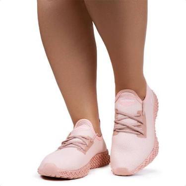 Imagem de Tênis Feminino Anatômico Ascension Enerzy Esporte Conforto, Rosa, 39