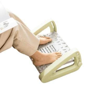 Imagem de Apoio Pés, Apoio de Pé Descanso Ergonômico com Massageador Escritório(Verde)