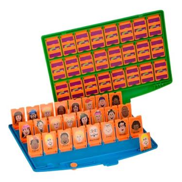 Imagem de Jogo Quem Sou Eu? – Adivinhação e Diversão em Família, Estimula Raciocínio Lógico, Comunicação e Criatividade para Crianças e Adultos, Com Dois Tabuleiros e Cartas Coloridas