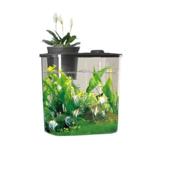 Imagem de Aquario Para Peixes Betta 19x11x17cm 3,5l Com Bomba E AcessóRios E Led(LPS-7103)
