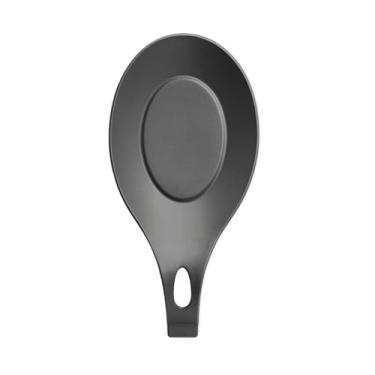 Imagem de Conjunto de descanso de colher de cozinha antiderrapante – Pacote com 5 tapetes de PVC resistentes ao calor para cozinhar e descansos de pratos, fáceis de limpar