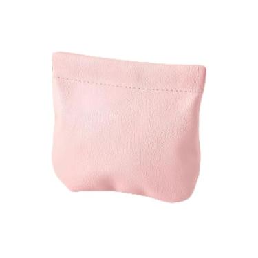 Imagem de Porta-moedas – Carteira compacta resistente à água com forro macio, elegante e portátil para moedas, cartões, chaves (várias cores), #04 Rosa, 0.8oz（pack of 1）, Porta-moedas simples e leve