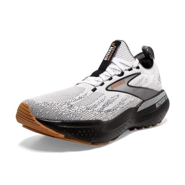Imagem de Brooks Tênis de corrida masculino Glycerin Stealthfit GTS 21, Branco/cinza/preto, 44