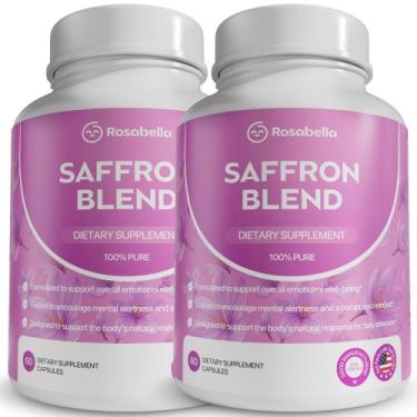 Imagem de Suplemento Rosabella Saffron Blend com magnésio B6 120 ct