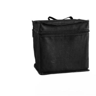 Imagem de KIT 24/36/48/60/80 Estojo Bolsa Caneta Marcadores Com Ponta Dupla Tampa Com NÚMERO DE CORES (48 Cores Preto)