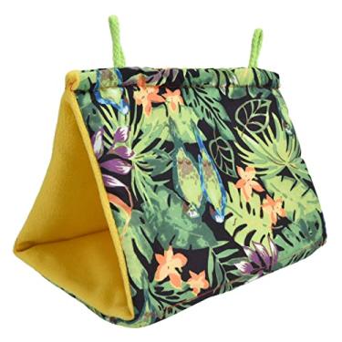 Imagem de Acouto Casa Pendurado Rede Pet Rede Sombra Pendurado Cabana Tenda Brinquedos de Pelúcia Aconchego Pet Caverna Periquito Cockatiel-acessórios Gaiola
