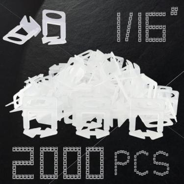 Imagem de Sistema de nivelamento de ladrilhos QXTXYZ Clips 1,5 mm 2000 unidades 