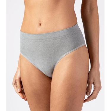 Imagem de Calcinha Cintura Alta Liz Lingerie - Ref. 70220, Washed prata, P