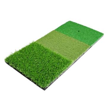 Imagem de RNXRZANK Tapete de Golfe de Grama Artificial, Tapete de Treino, Tapete de Rebatidas, Auxiliar de Treinamento Portátil para Praia, Casa, Interior,