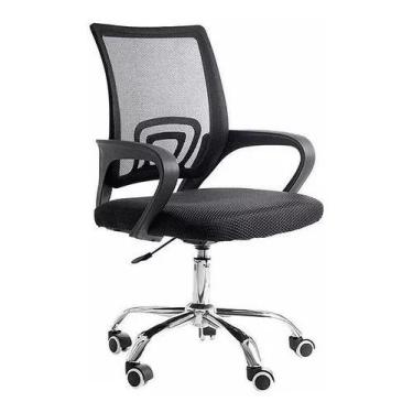 Imagem de Cadeira De Escritório Confortavel Home Office Mesh Diretor Giratoria N