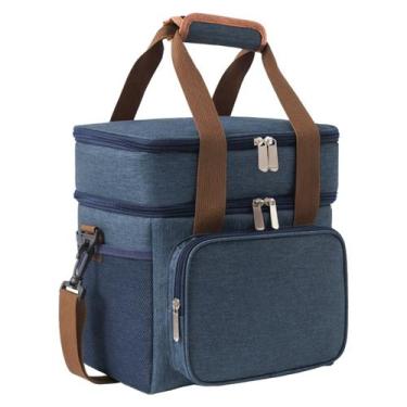 Imagem de Bolsa Termica 12L Mantém Comida e Bebida Gelada ou Quente - 20V, Unico