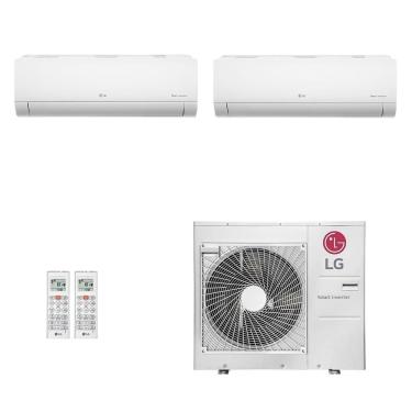 Imagem de Ar-Condicionado Multi Split Inverter LG 30.000 (1x Evap HW 7.000 + 1x Evap HW 24.000) Quente/Frio 220V