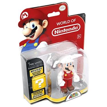 Imagem de Boneco Mario Nintendo com flor de fogo