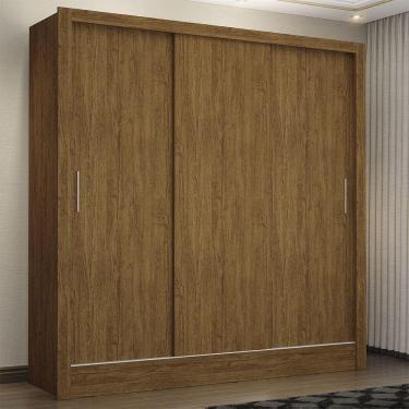 Imagem de Guarda Roupa Casal Fortaleza 3 Portas Carioca Móveis Cinamomo