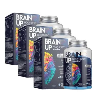 Imagem de 3x Nootrópico Brain Up Am/pm True Source 60 Tabletes