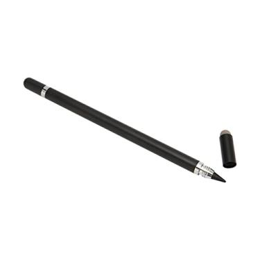 Imagem de Caneta Stylus 3 em 1, caneta capacitiva universal com 3 pontas substituíveis, sem necessidade de bateria, caneta de tela sensível ao toque para tablet, telefone, desenho e escrita (preto)