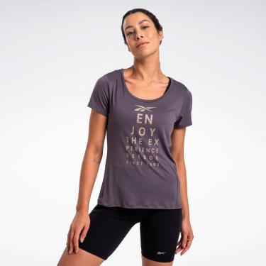 Imagem de Camiseta Reebok W Race Print SS Tee Feminina-Feminino